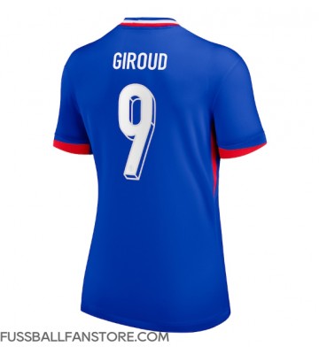 Frankreich Olivier Giroud #9 Replik Heimtrikot Damen EM 2024 Kurzarm
